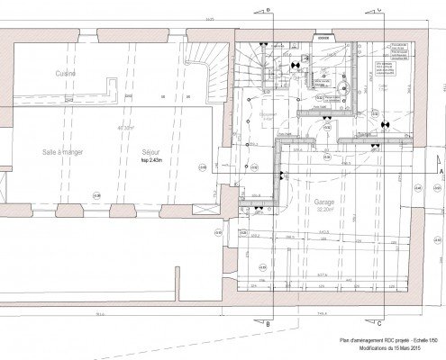Architecture Auch Marie Pirot Plan Montaut les créneaux
